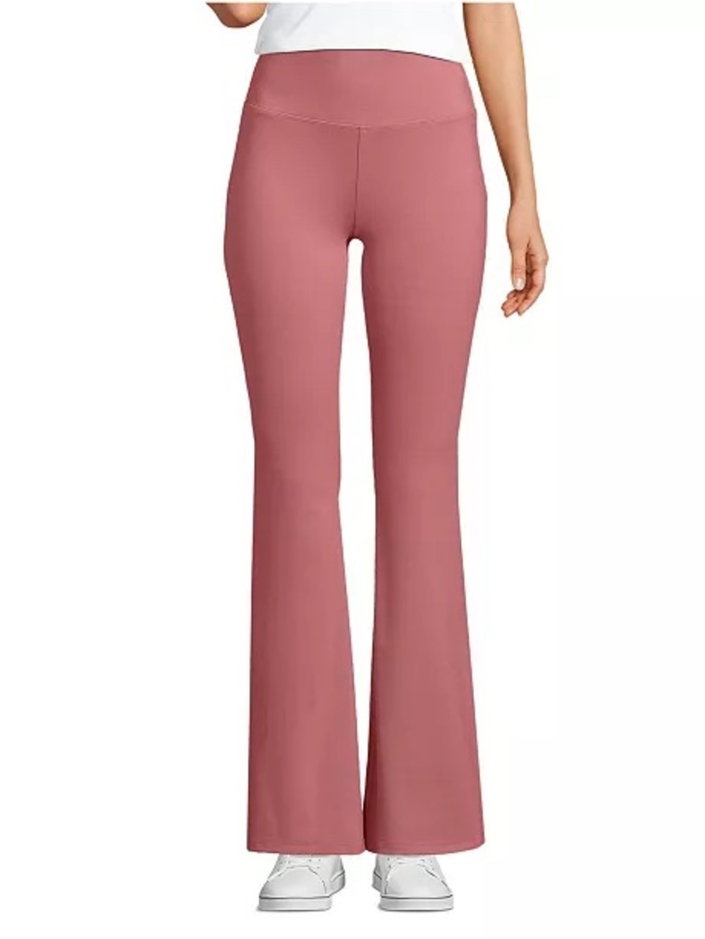 Lands' End Flared Leggings Hi Impact High Waist 1x